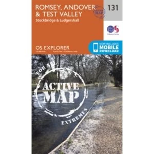 Romsey, Andover and Test Valley: 131 by Ordnance Survey (Sheet map, folded, 2015)