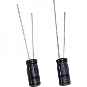 Electrolytic capacitor Radial lead 2mm 10 63 V 20 x H 5mm x 11mm