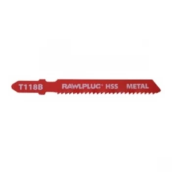 Rawlplug Jigsaw Blades For Metal Fine Pack 5