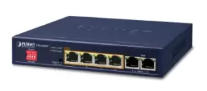 PLANET GSD-604HP network switch Unmanaged Gigabit Ethernet...