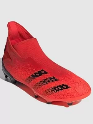 Adidas Mens Predator Laceless 20.3 Firm Ground Football Boot, Red, Size 9, Men
