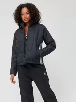 adidas Originals Short Padded Jacket - Black, Size 18, Women