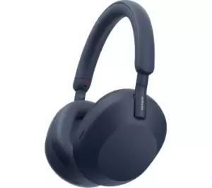 SONY WH-1000XM5 Wireless Bluetooth Noise Cancelling Headphones - Midnight Blue