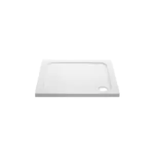 700mm Stone Resin Square Shower Tray- Pearl