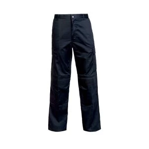 Combat Trousers Polycotton with Pockets Size 36" Long Black