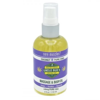 Uncle Buds Massage Oil - 120ml (Case of 12)