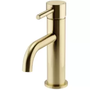 Kartell - TAP140OT K-Vit Brassware Ottone Mono Basin Mixer, Brushed Brass - Brushed Brass