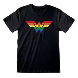 DC Comics T-Shirt Wonder Woman Logo - DC Pride Size L