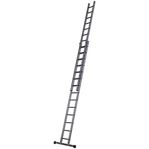 Werner Professional 7.44m 2 Section Aluminium Extension Ladder