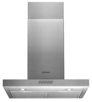 Indesit Iht6 5Fcmix Stainless Steel Chimney Cooker Hood, (W)59.8Cm