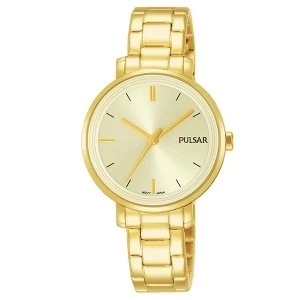 Pulsar PH8360X1 Ladies Gold Plated Dress Braclet 50M Watch