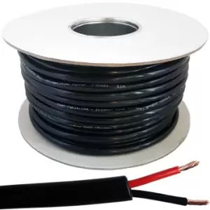 50m Outdoor Garden Speaker Wire Cable 1.5mmA² Stranded OFC Copper Flex Reel 100V