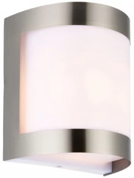 Wickes Dundee Brushed Chrome Wall Light - 60W