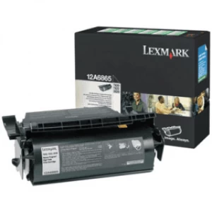Lexmark 12A6865 Black Laser Toner Ink Cartridge