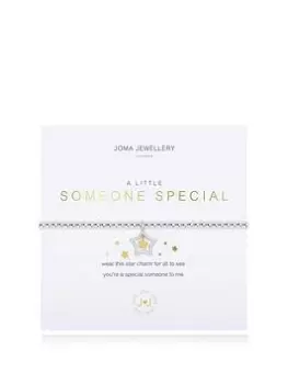 Joma Jewellery A LITTLE , SOMEONE SPECIAL , Silver , Bracelet , 17.5cm stretch, Silver, Women