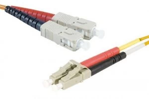 2m Fibre Duplex OM2 50 125 LCSC Cable