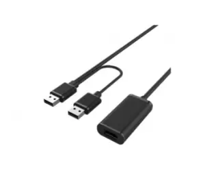 Hypertec 149221-HY USB cable 20 m USB 2.0 USB A 2 x USB A Black