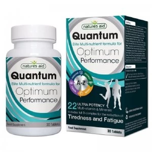 Natures Aid Quantum Optimum Performance Ultra Potency Multi-Vitamin & Minerals - 30 Tablets