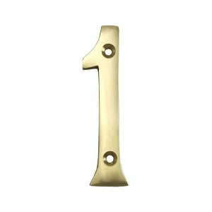 Select Hardware Brass House Number 1