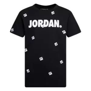 Air Jordan AOP Graphc T-Shirt Junior Boys - Black