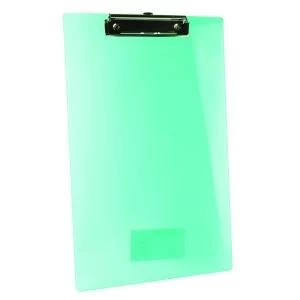 Rapesco Frosted Transparent Clipboard Single SHP PCBAS