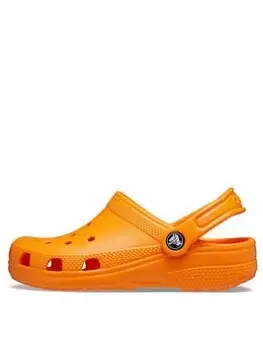 Crocs Classic Clog Toddler Sandal, Orange, Size 5 Younger