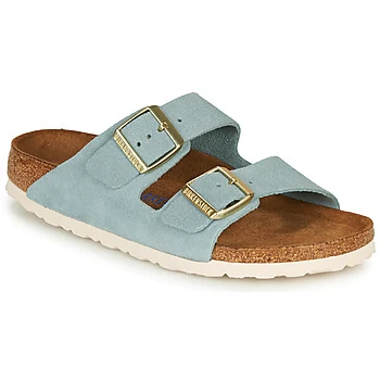 Birkenstock ARIZONA SFB LEATHER womens Mules / Casual Shoes in Blue,4.5,7,2.5,3.5,7.5
