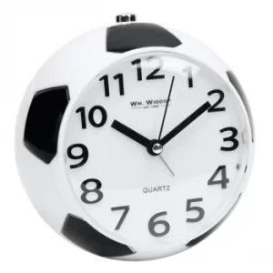 WILLIAM WIDDOP Football Shaped Alarm Clock with Push Lens
