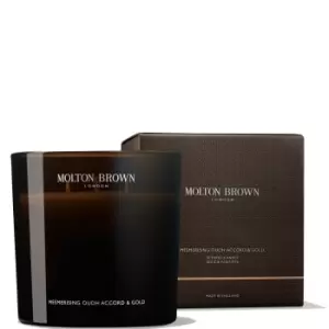 Molton Brown Mesmerising Oudh Accord & Gold Luxury Scented Triple Wick Scented Candle 600g