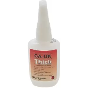 Ca-uk Thick Cyanoacrylate Superglue, High Viscosity, 50g