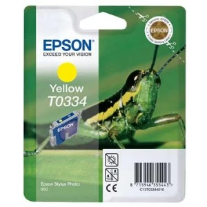 Epson Grasshopper T0334 Yellow Ink Cartridge