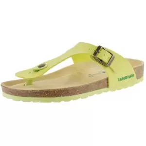 Sanosan Womens/Ladies Geneve Sano Sandals (3 UK) (Lime/Brown)