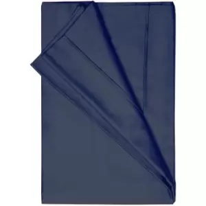 Belledorm - 200 Thread Count Egyptian Cotton Flat Sheet (Single) (Navy) - Navy