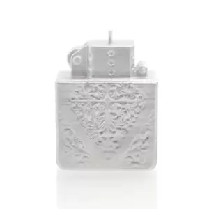 Silver Lighter Candle