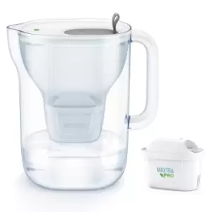 BRITA Style XL Water Filter Jug Grey (3.6L) incl. 1 x MAXTRA PRO All-in-One Water Filter Cartridge