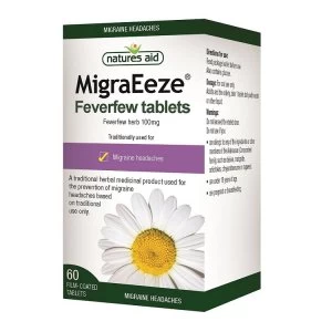 Natures Aid MigraEeza Feverfew 60 Tablets