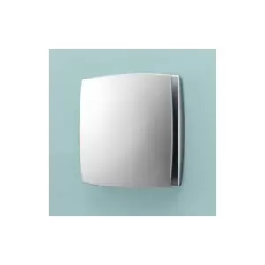 Breeze Wall Mounted Bathroom Fan With Timer And Humidity Sensor - Matt Silver - 31400 - Silver - HIB