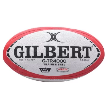 Gilbert GTR4000 Rugby Training Ball - White