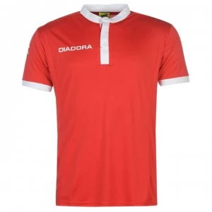 Diadora Fresno T Shirt Mens - Red/White
