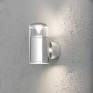 Konstsmide Monza Outdoor Modern Up Down Double Wall Light, Single Reflector GX53, IP44
