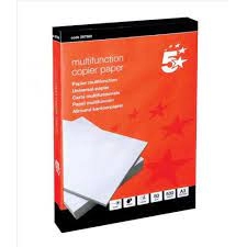 5 Star A3 Copier Paper Multifunctional Ream Wrapped 80gm2 Bright White 500 Sheets