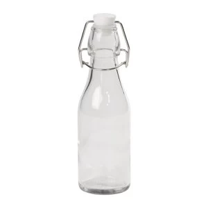 Tala Clip Top Ceramic Lid Cordial Bottle, 270ml Clear