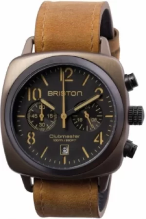 Unisex Briston Clubmaster Classic Steel Chronograph Watch 15140.SPK.C.5.LVBR