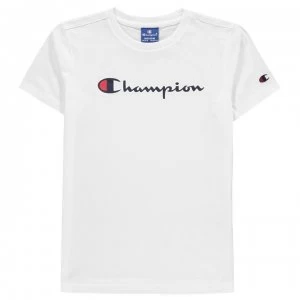 Champion Logo T-Shirt - White WHT WW001