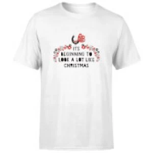It's Beginning To Look A Lot Like Christmas T-Shirt - White - 3XL