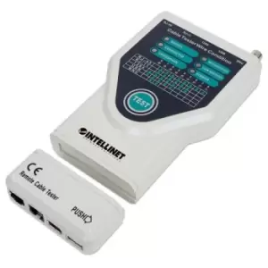 Intellinet 5-in-1 Cable Tester Tests 5 Commonly Used Network RJ45 and Computer Cables