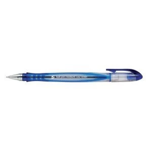5 Star Office Grip Ball Pen 1.0mm Tip 0.4mm Line Blue Pack of 20