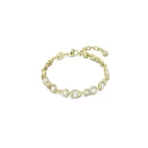 Dextera Mixed Cuts White Gold-tone Plated Bracelet 5667044