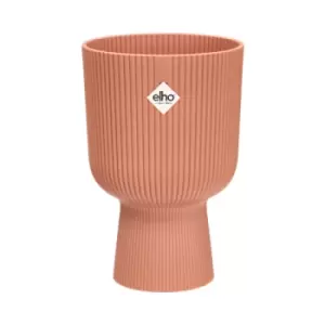Elho Vibes Fold 14cm Coupe Plastic Indoor Plant Pot - Delicate Pink
