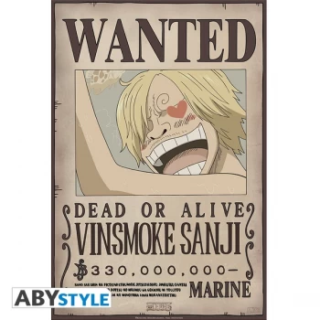 One Piece - Wanted Sanji New 2 (52 x 35cm) Small Poster